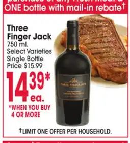 Jewel-Osco Three Finger Jack offer