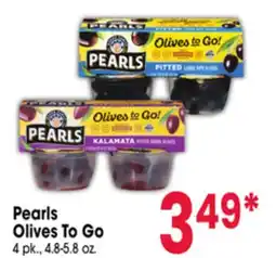 Jewel-Osco Pearls Olives To Go offer