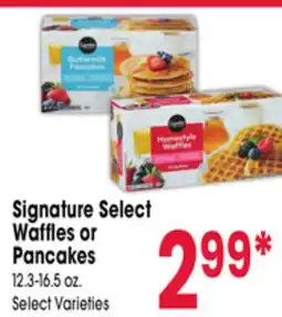 Jewel-Osco Signature Select Waffles or Pancakes offer