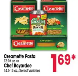 Jewel-Osco Creamette Pasta 12-16 oz. or Chef Boyardee 14.5-15 oz offer