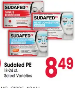 Jewel-Osco Sudafed PE offer