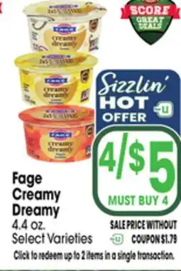 Jewel-Osco Fage Creamy Dreamy offer