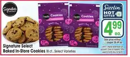 Jewel-Osco Signature Select Baked In-Store Cookies offer