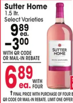 Jewel-Osco Sutter Home offer