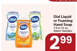 Jewel-Osco Dial Liquid or Foaming Hand Soap offer