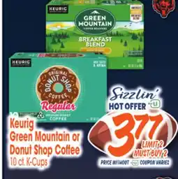 Jewel-Osco Keurig Green Mountain or Green Mountain or Donut Shop Coffee offer