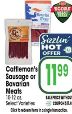 Jewel-Osco Cattleman's Sausage or Bavarian Meats offer