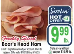 Jewel-Osco Boar's Head Ham offer
