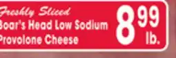 Jewel-Osco Boar's Head Low Sodium Provolone Cheese offer