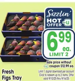 Jewel-Osco Fresh Figs Tray offer