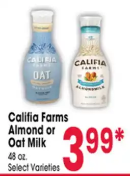 Jewel-Osco Califia Farms Almond or Oat Milk offer
