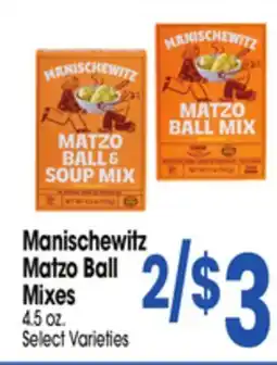 Jewel-Osco Manischewitz Matzo Ball Mixes offer