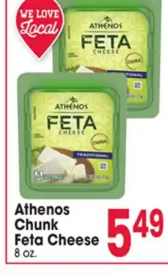 Jewel-Osco Athenos Chunk Feta Cheese offer