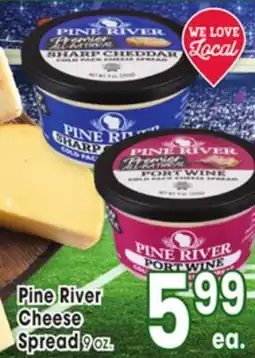 Jewel-Osco Pine River Cheese Spread offer