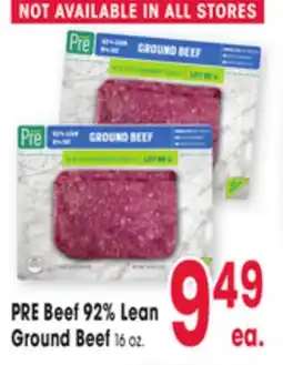 Jewel-Osco PRE Beef 92% Lean Ground Beef offer