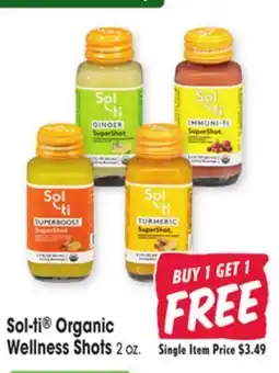 Jewel-Osco Sol-ti Organic Wellness Shots offer