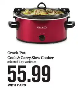 Mariano's Crock-Pot Cook & Carry Slow Cooker offer