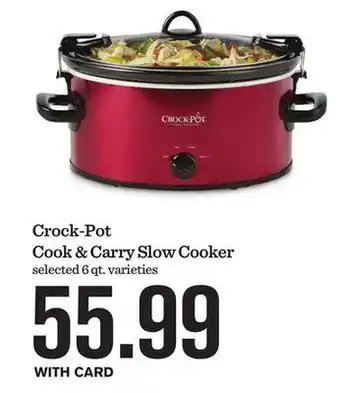 Mariano's Crock-Pot Cook & Carry Slow Cooker offer
