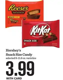 Mariano's Hershey's Snack Size Candy offer