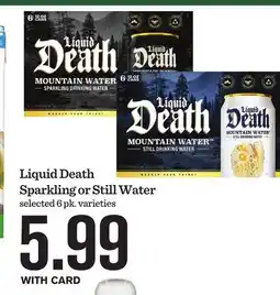Mariano's Liquid Death Sparkling or Still Water offer