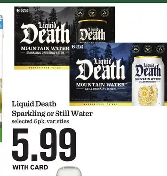 Mariano's Liquid Death Sparkling or Still Water offer