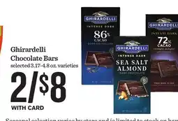 Mariano's Ghirardelli Chocolate Bars offer
