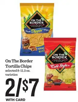 Mariano's On The Border Tortilla Chips offer