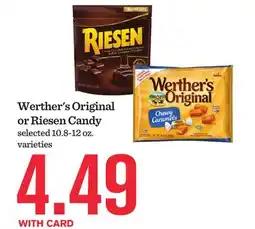 Mariano's Werther's Original or Riesen Candy offer