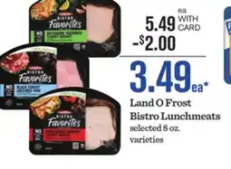 Mariano's Land O Frost Bistro Lunchmeats offer