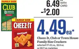 Mariano's Cheez-It, Club or Town House Family Size Crackers offer