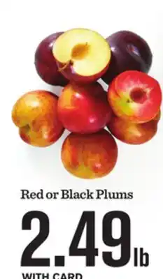 Mariano's Red or Black Plums offer