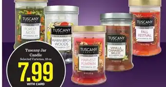 Mariano's Tuscany Jar Candle offer