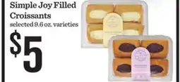 Mariano's Simple Joy Filled Croissants offer