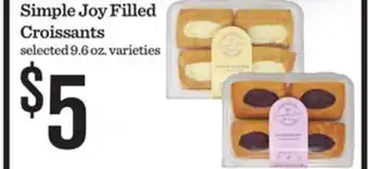 Mariano's Simple Joy Filled Croissants offer