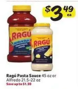 Winn Dixie Ragú Pasta Sauce offer