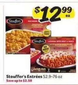 Winn Dixie Stouffer's Entrées offer
