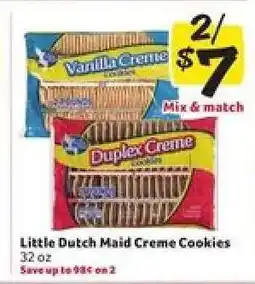 Winn Dixie Little Dutch Maid Creme Cookies offer
