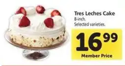 Safeway Tres Leches Cake offer