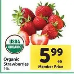 Safeway Organic Strawberries offer