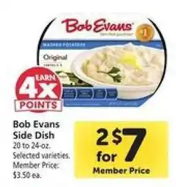 Safeway Bob Evans Side Dish offer