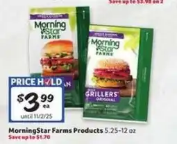 Winn Dixie MorningStar Farms Products offer