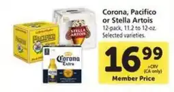 Safeway Corona, Pacifico or Stella Artois offer