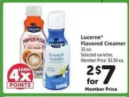 Safeway Lucerne Flavored Creamer offer