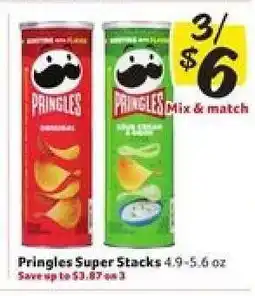 Winn Dixie Pringles Super Stacks offer