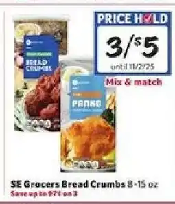 Winn Dixie SE Grocers Bread Crumbs offer