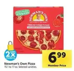 Safeway Newman's Own Pizza offer