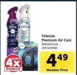 Safeway Febreze Premium Air Care offer