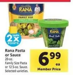 Safeway Rana Pasta or Sauce offer