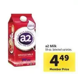 Safeway a2 Milk offer