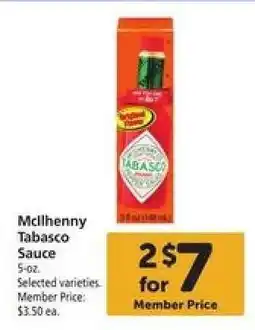 Safeway McIlhenny Tabasco Sauce offer